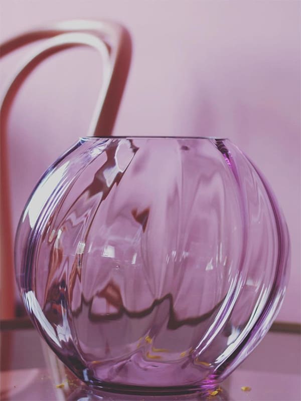 Vase i swirl lilla Anna Von Lipa