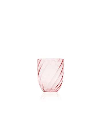 swirl glas i lyserød fra anna von lipa