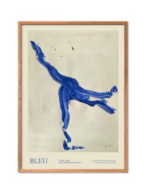 Bleu plakat af Lucrecia Rey Caro