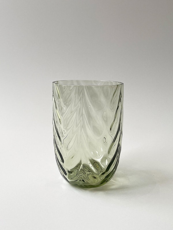 Wave Glas, Anna Von Lipa, Olive Green