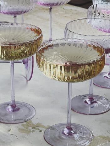 Ripple Champagneskål, Anna Von Lipa, Lilla