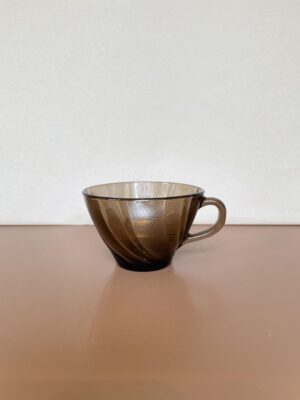 Kaffekop med swirls i brun