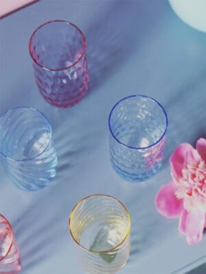 Blandede farvede glas Anna Von Lipa