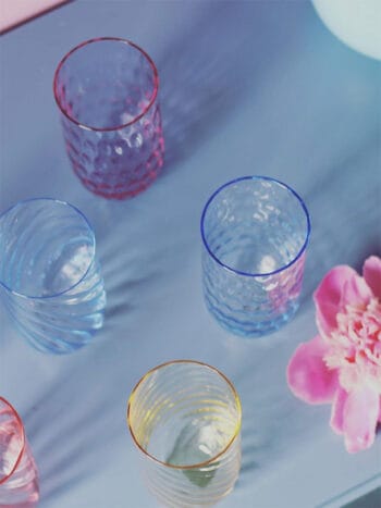 Blandede farvede glas Anna Von Lipa