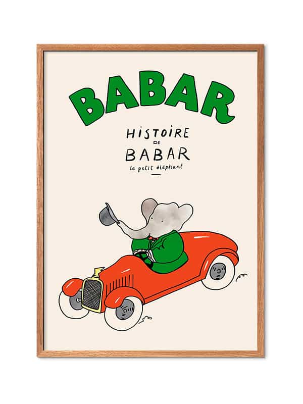 Histoire de Babar, Jean de Brunhoff Plakat