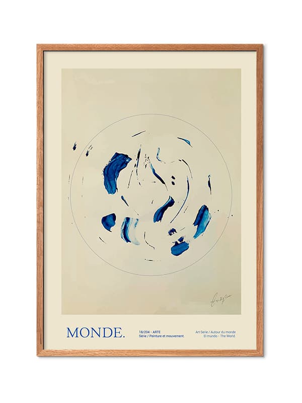 Le Monde, Lucrecia Rey Caro Plakat