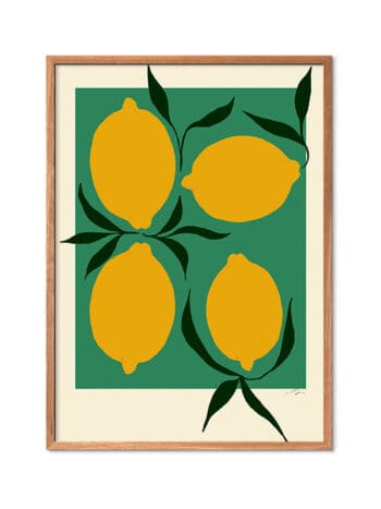 Green Lemon, Anna Mörner Plakat