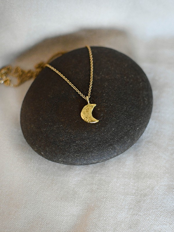 La Lune Necklace, Gold