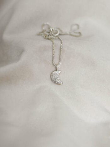 La Lune Necklace, Silver