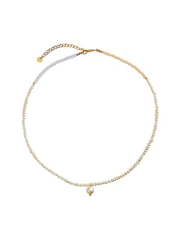 Heavenly Pearl Dream Necklace Gold - Classy
